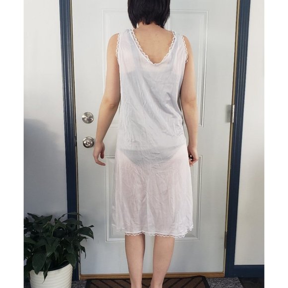 70s/80s‎ White Nylon Slip - Picture 3 of 4
